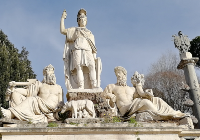 Fontana della dea di Roma